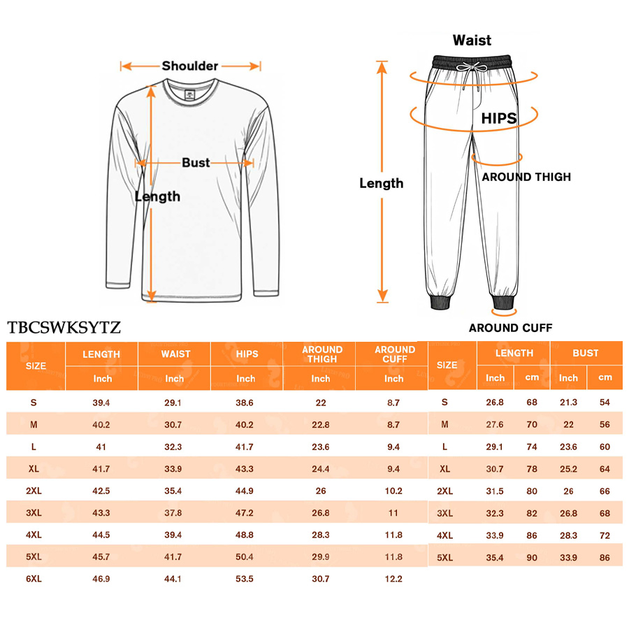 AOP Universal Long Sleeve & Sweatpants Pajama Set (Milk Silk)