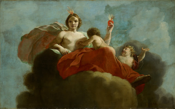Caritas  Allegorische voorstelling van de verzorging van leprozen en onnozelen 1