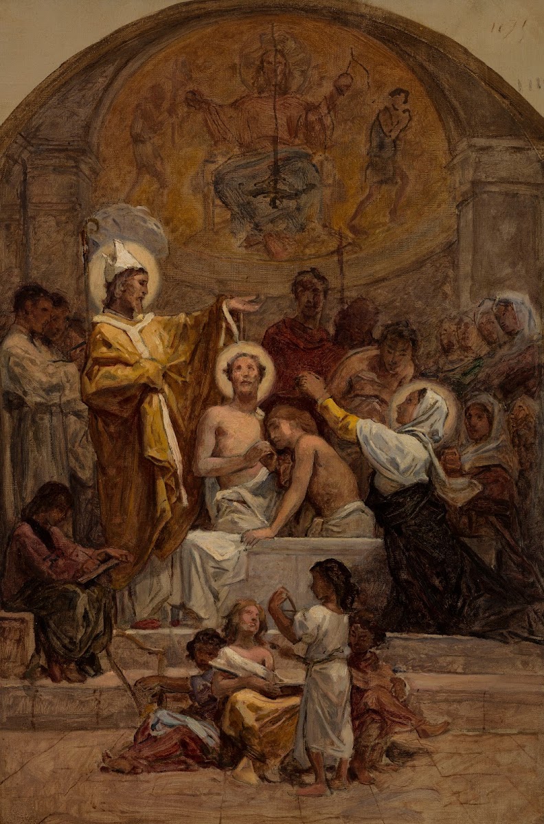 The Baptism of Saint Augustine 1870 1874
