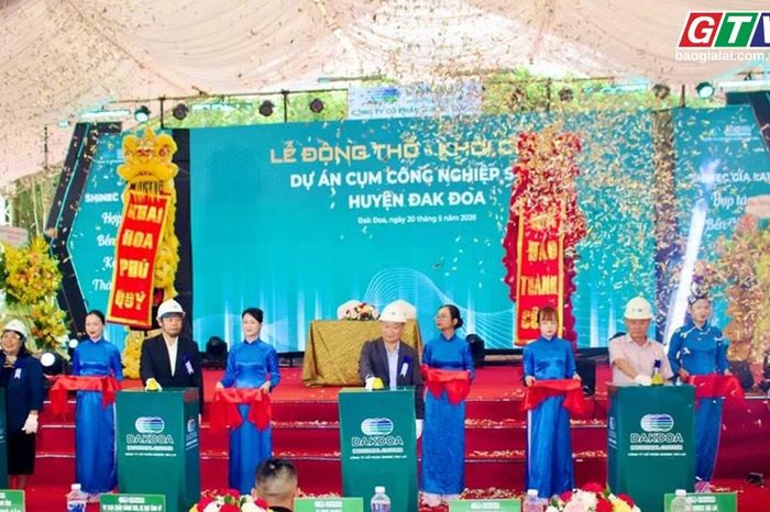 Điểm tin trưa: Bí thư Tỉnh ủy dự lễ khởi công Cụm Công nghiệp số 2 Đak Đoa - Báo Gia Lai