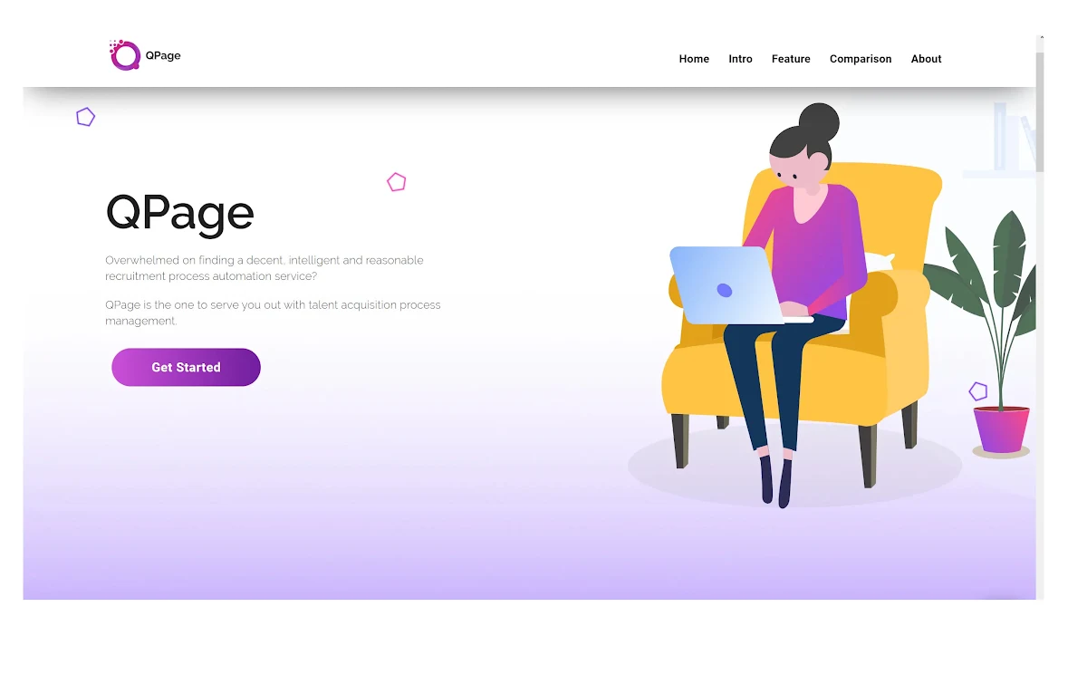 Captura de QPage.one
