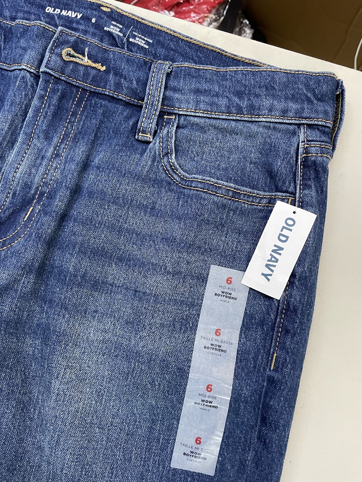 OldNavy Jeans Wow BF Dark Wash S6 #0632