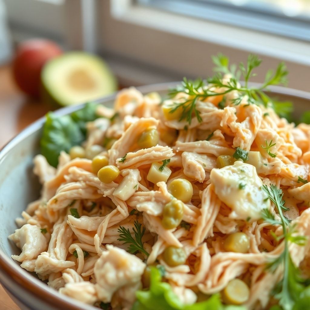 High-Protein Dill Pickle Chicken Salad – Quick & Easy Homemade Lunch finished