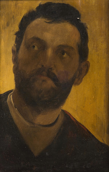 Study of a Mans Head 1901