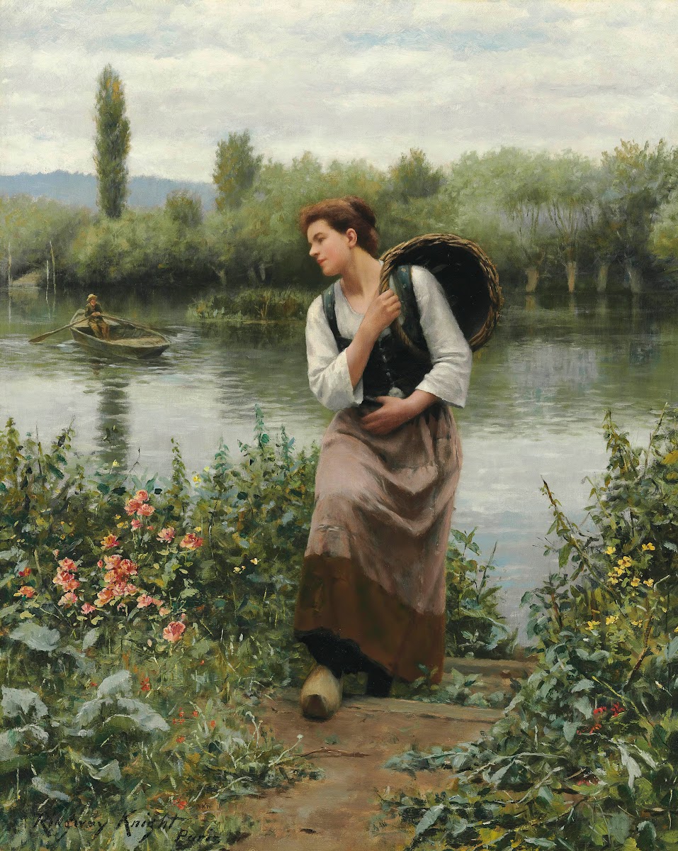 A Woman with a Basket