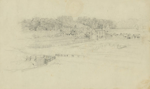 Landscape with buildings 1862