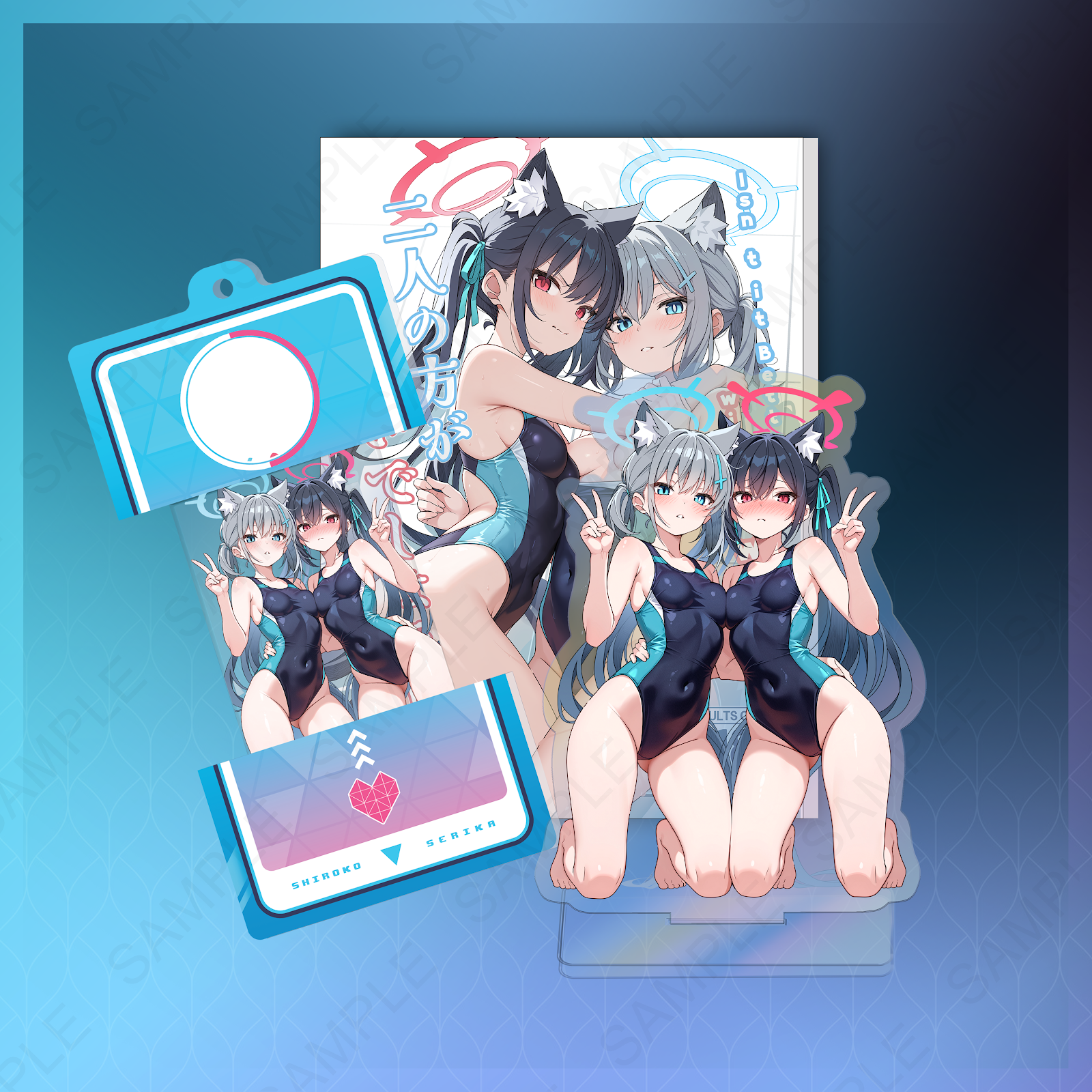 Shiroko x Serika Bundle by T1kosewad