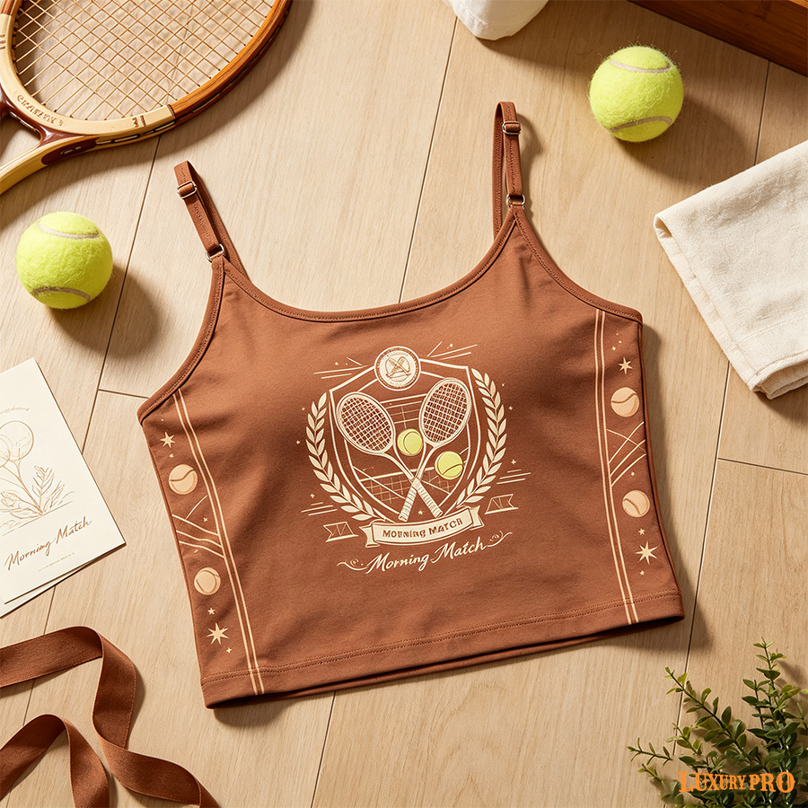 AOP MEG Adjustable‑Strap Camisole