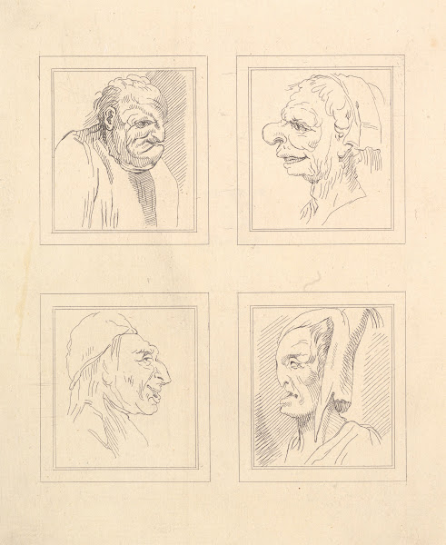 Characaturas by Leonardo da Vinci Pl09