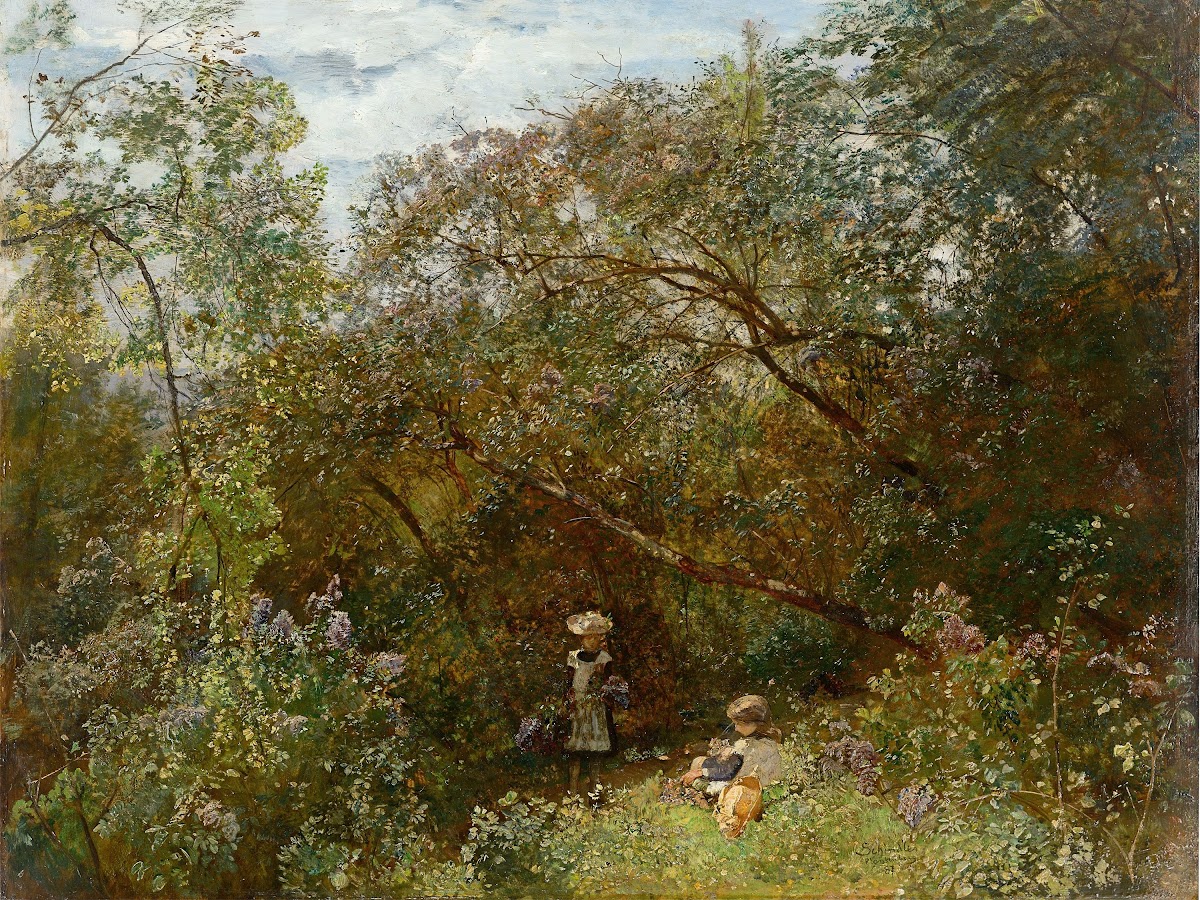 Parklandschaft in Plankenberg 1887