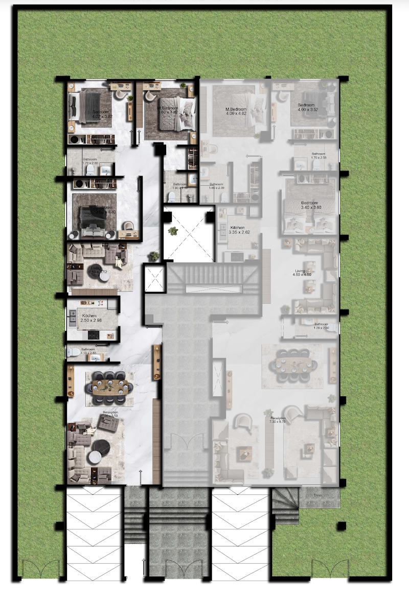 J83 unit Apartment 2 floor plan