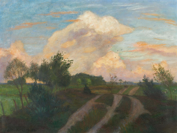 Sommerabend in der Surheide 1930