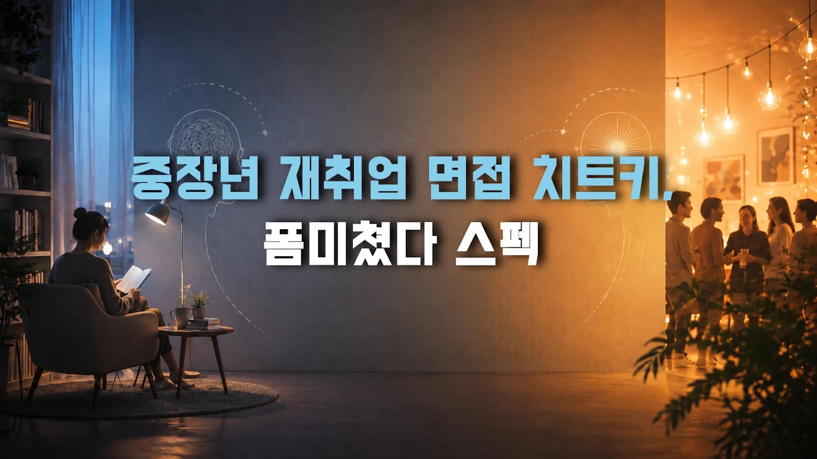 중장년 재취업 면접 치트키, 폼미쳤다 스펙