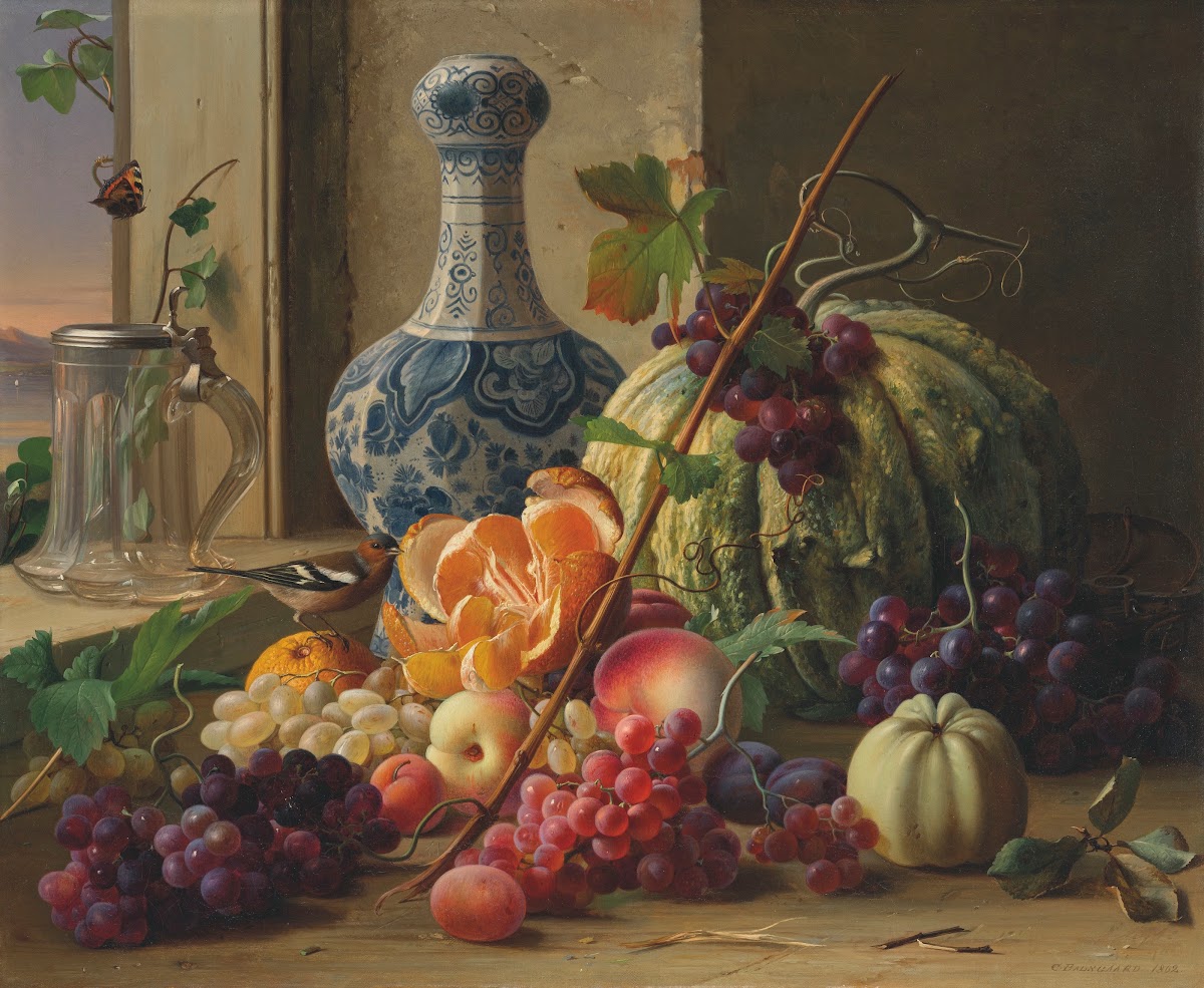 A still life of fruit 1862