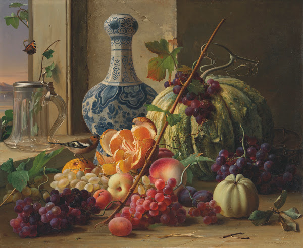 A still life of fruit 1862