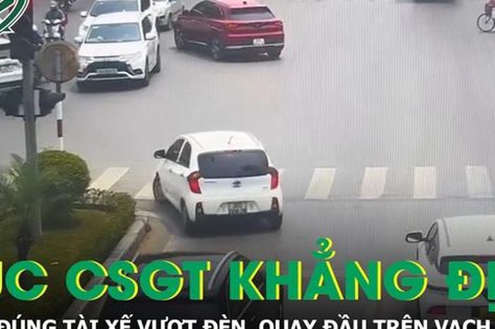Cục CSGT khẳng định phạt đúng tài xế vượt đèn, quay đầu trên vạch đi bộ - Báo Sức Khỏe &amp; Đời Sống
