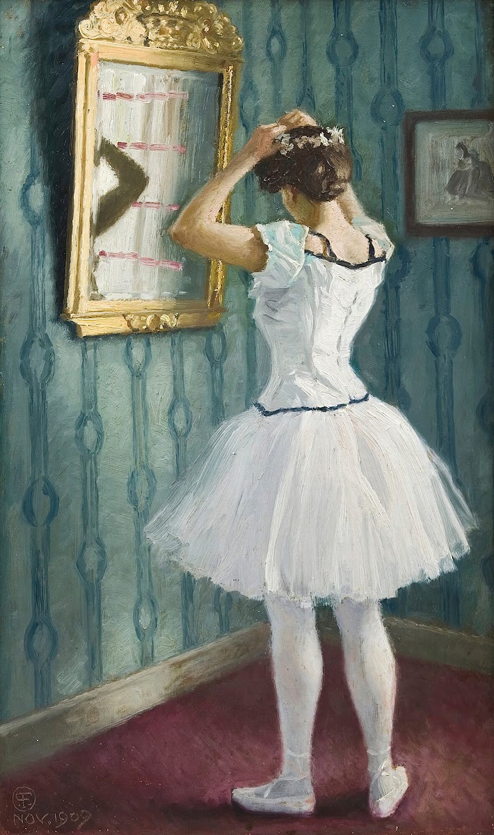Preparing for theballet 1909