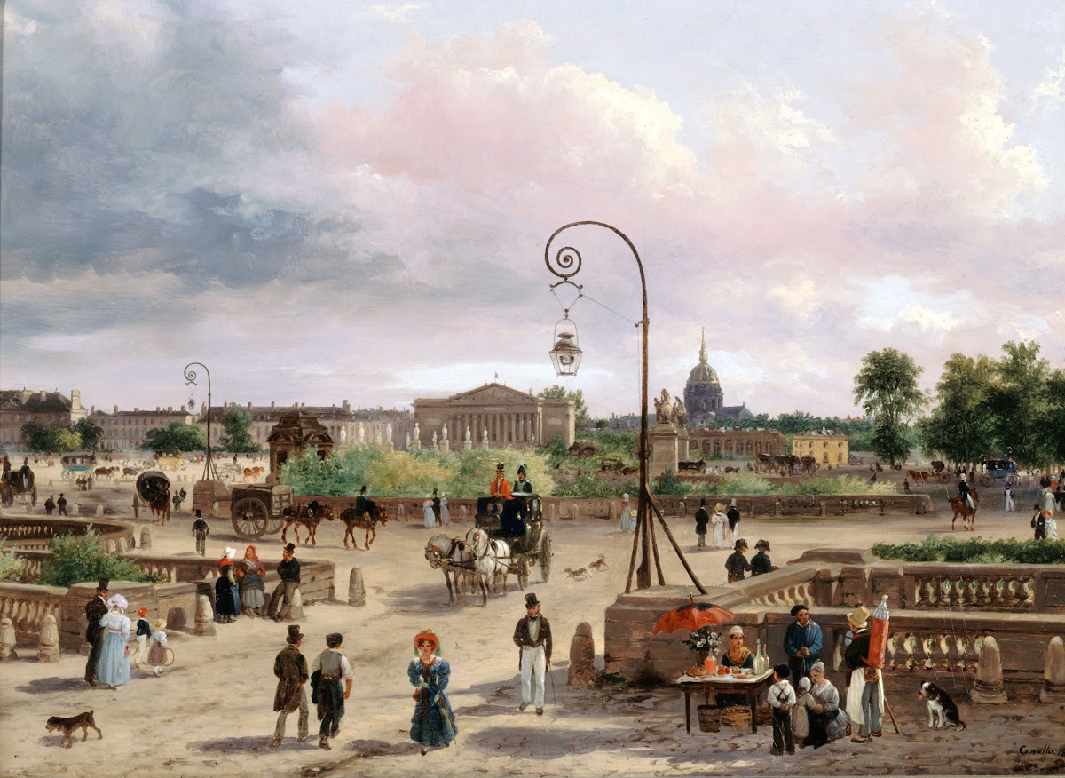 La place Louis XVI place de la Concorde en 1829 1829