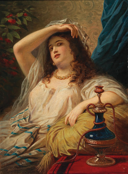 An Odalisque With A Water Pipe 1869