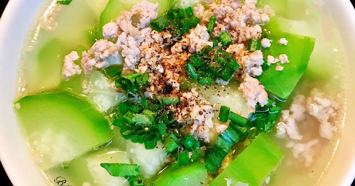 Canh Bí Đao Nấu Thịt Bằm
