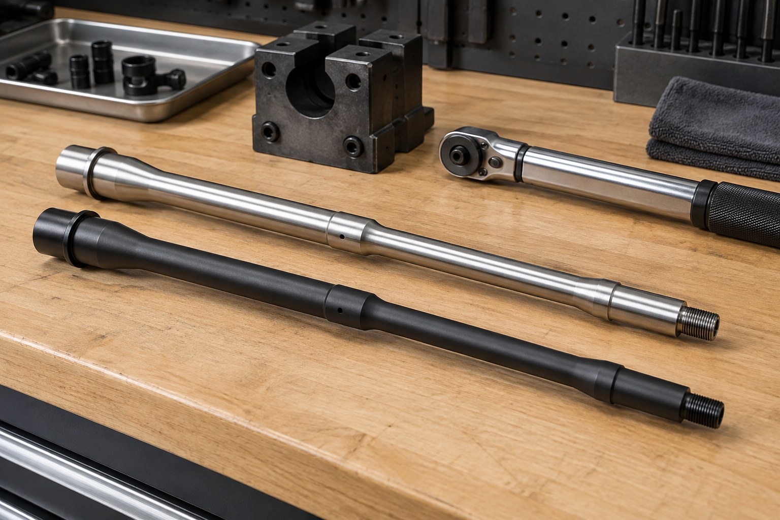 How Denison Shooters Choose Between a Stainless Steel vs Nitride Barrel for Their AR-15