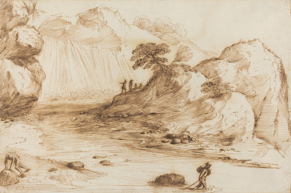 Landscape with a Waterfall