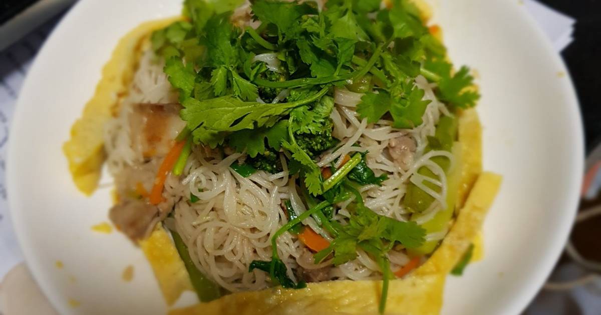 Bún gạo xào