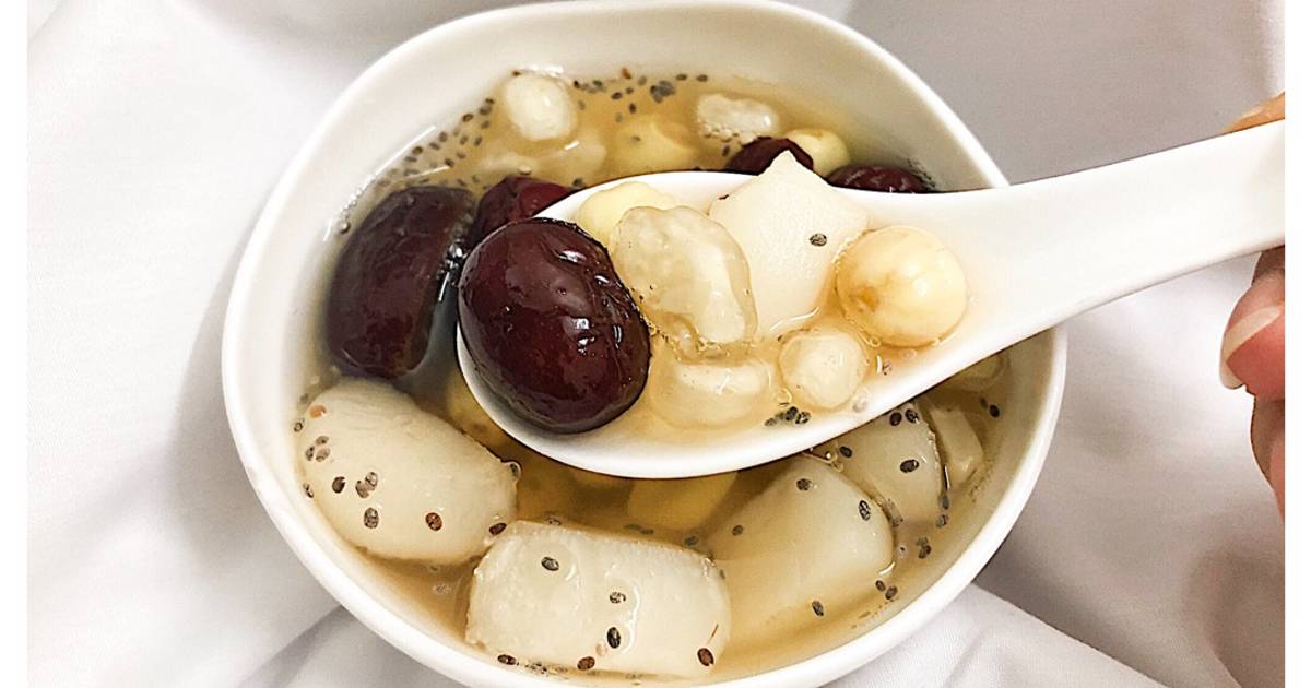 Chè hạt sen táo tàu củ năng ✨