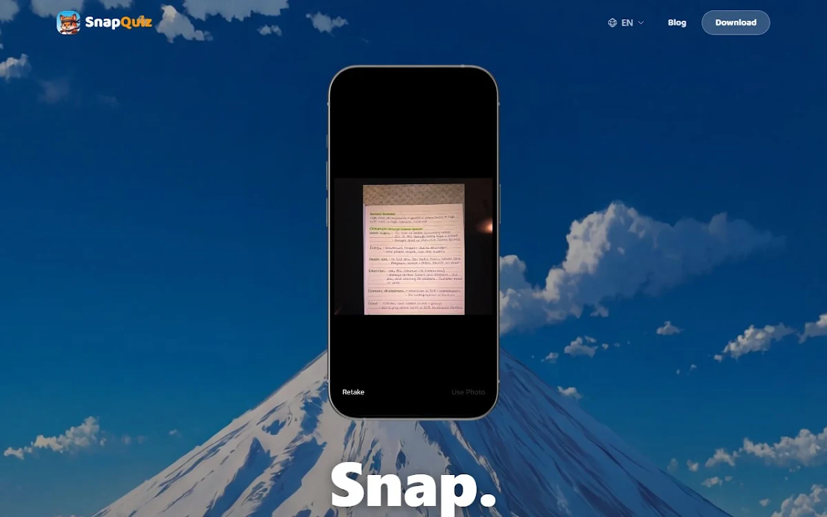 Captura de Snapquiz - quiz with AI
