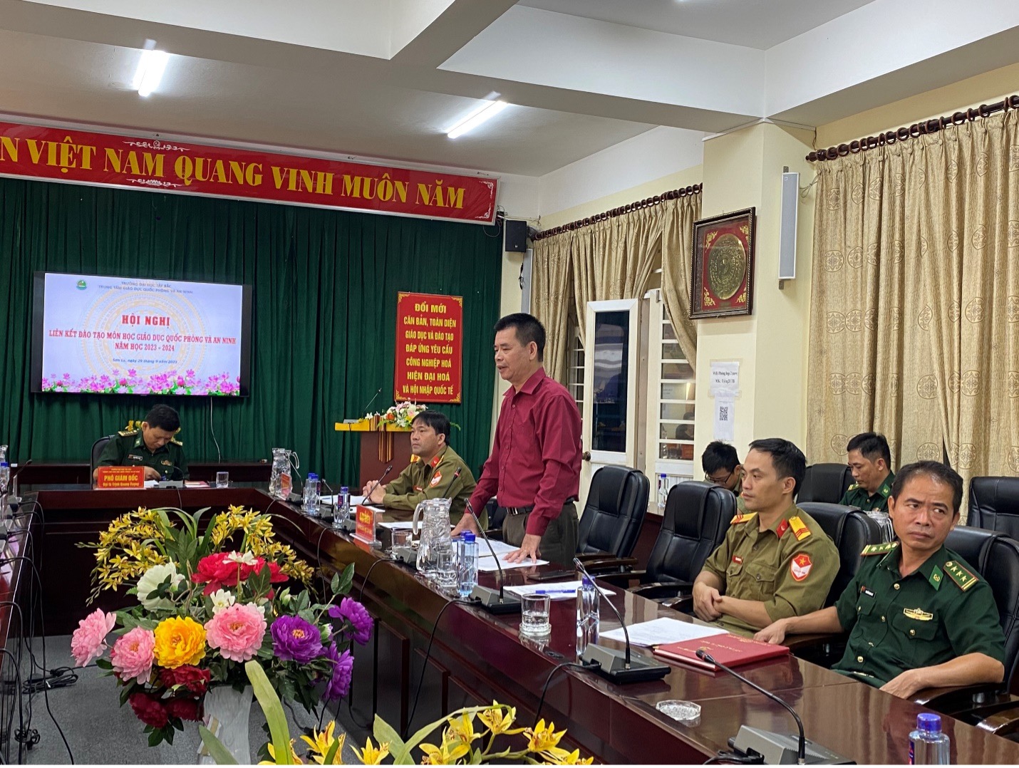 Hội nghị liên kết đào tạo môn học Giáo dục Quốc phòng và An ninh năm học 2023 - 2024