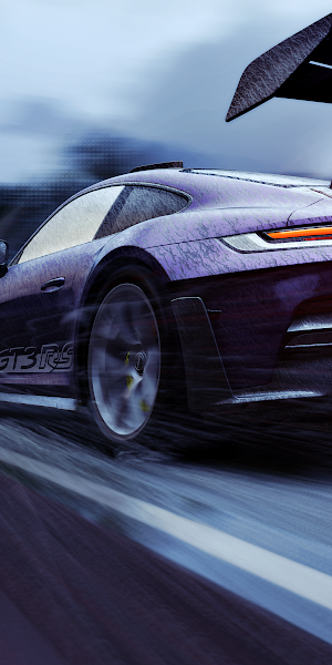 Porsche 911 GT3 RS Racing 4K Wallpaper Background