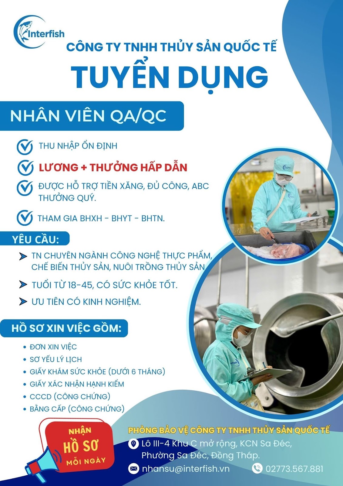 Thông báo tuyển dụng nhân viên QA/QC