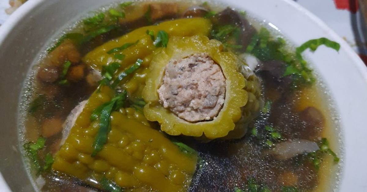 Canh mướp đắng (khổ qua) nhồi thịt