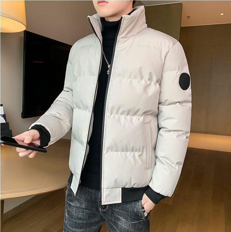 Insulated men's winter jacket in Korean style