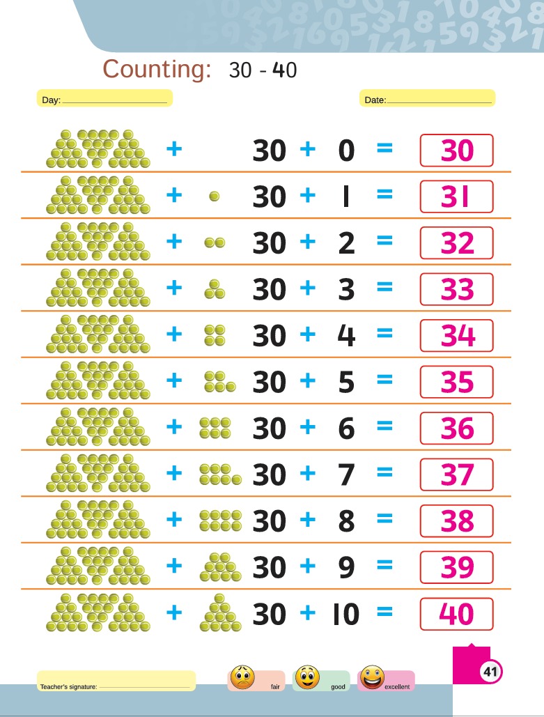 Maths/Let's Start Countdown Book C - Activity Book