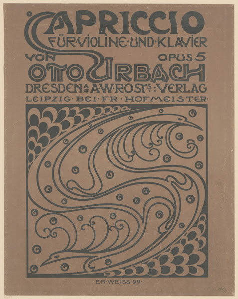 Notentitel Zu Otto Urbach Capriccio FüR Violine Und Klavier Opus 5 1899