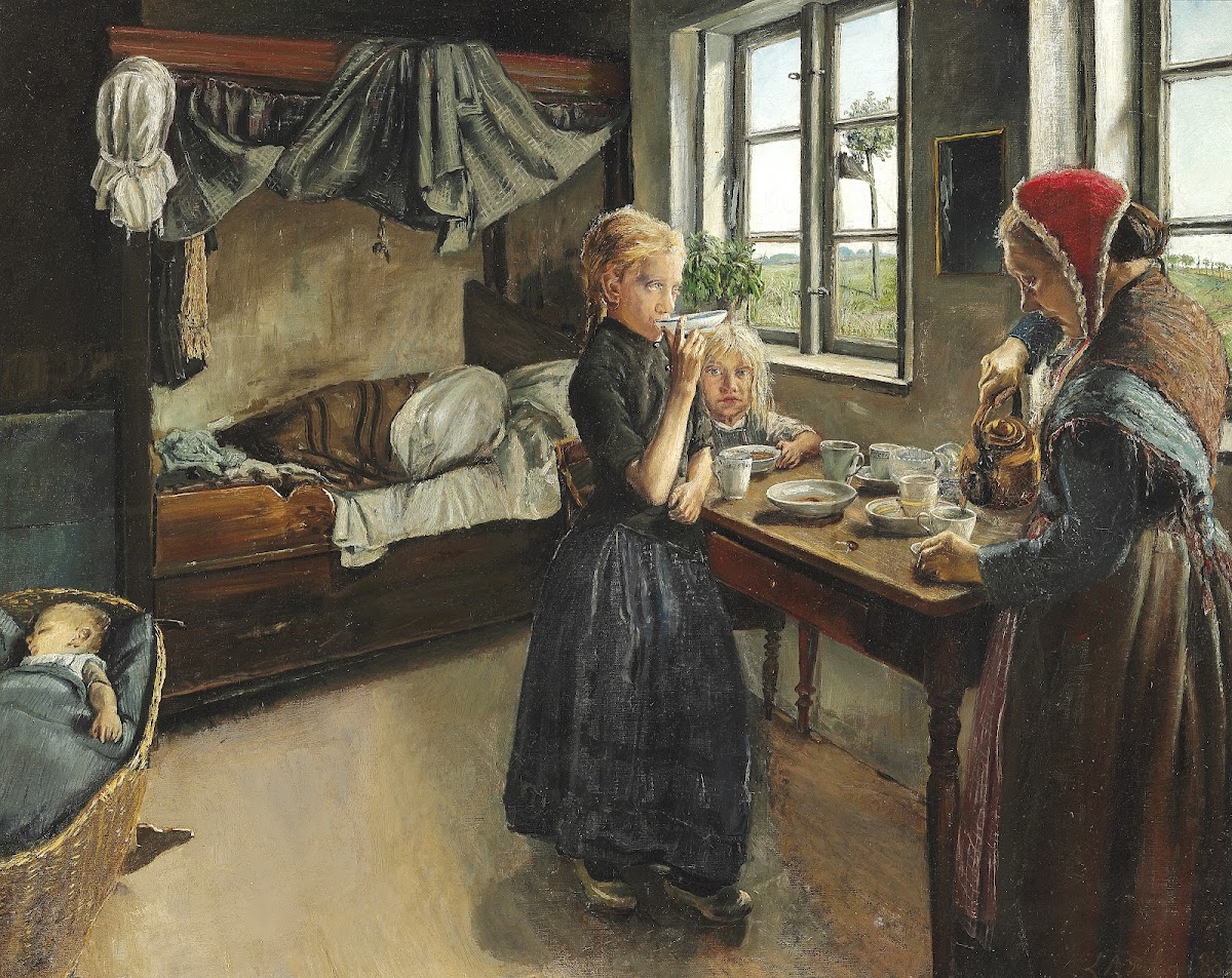 Interiør fra Landsbyen Ring 1882