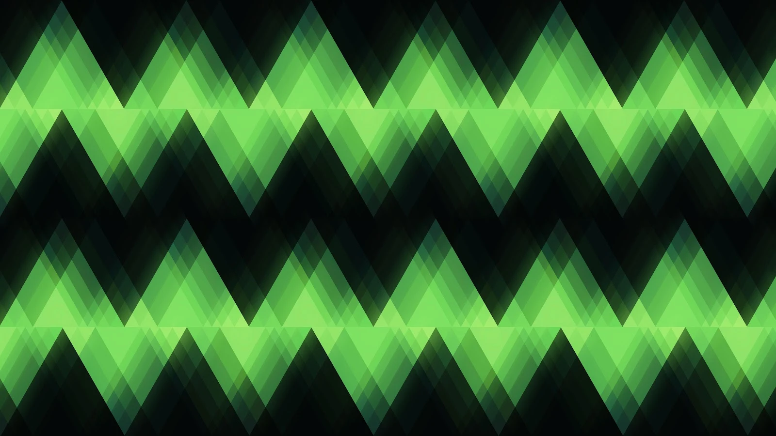Abstract Green Chevron Pattern - Geometric Abstract Art 8K Wallpaper (8000x4500)