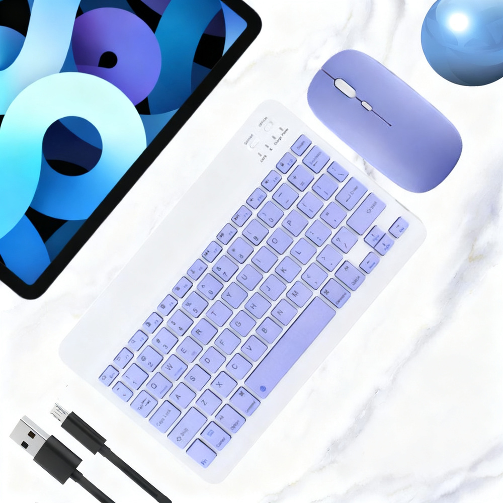 Bluetooth-Tastatur mit Maus für Tablets und Laptops