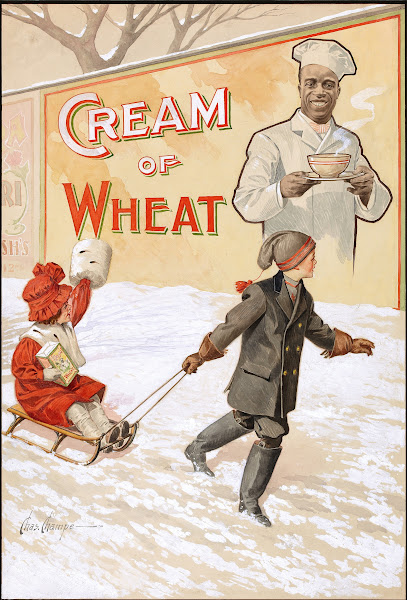 A Winter Scene Cream Of Wheat Ad Illustration 1911