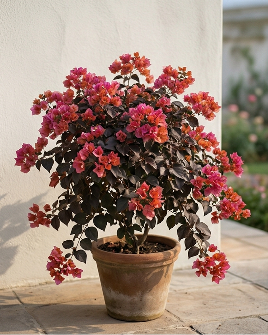 Imported Black Chitra Bougainvillea Plant — view 1