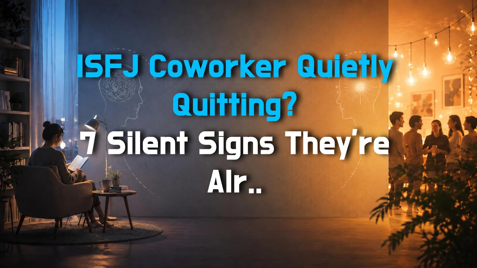 ISFJ Coworker Quietly Quitting? 7 Silent Signs They're Already Packing
