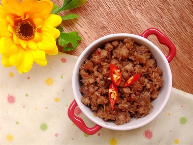 Thịt Băm Rang Mắm Ruốc