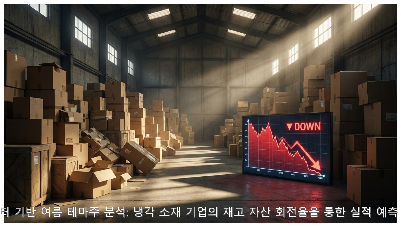 데이터 기반 여름 테마주 분석: 냉각 소재 기업의 재고 자산 회전율을 통한 실적 예측 전략 핵심 안내 및 분석 인포그래픽 (8)