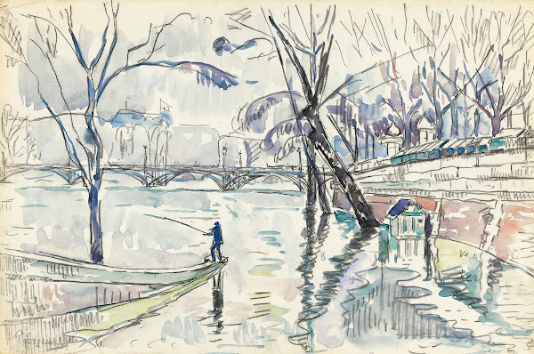 Paris Le Pont Des Arts circa 1933
