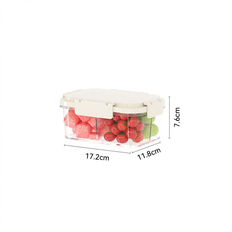Cooler with ice compartment and dividers