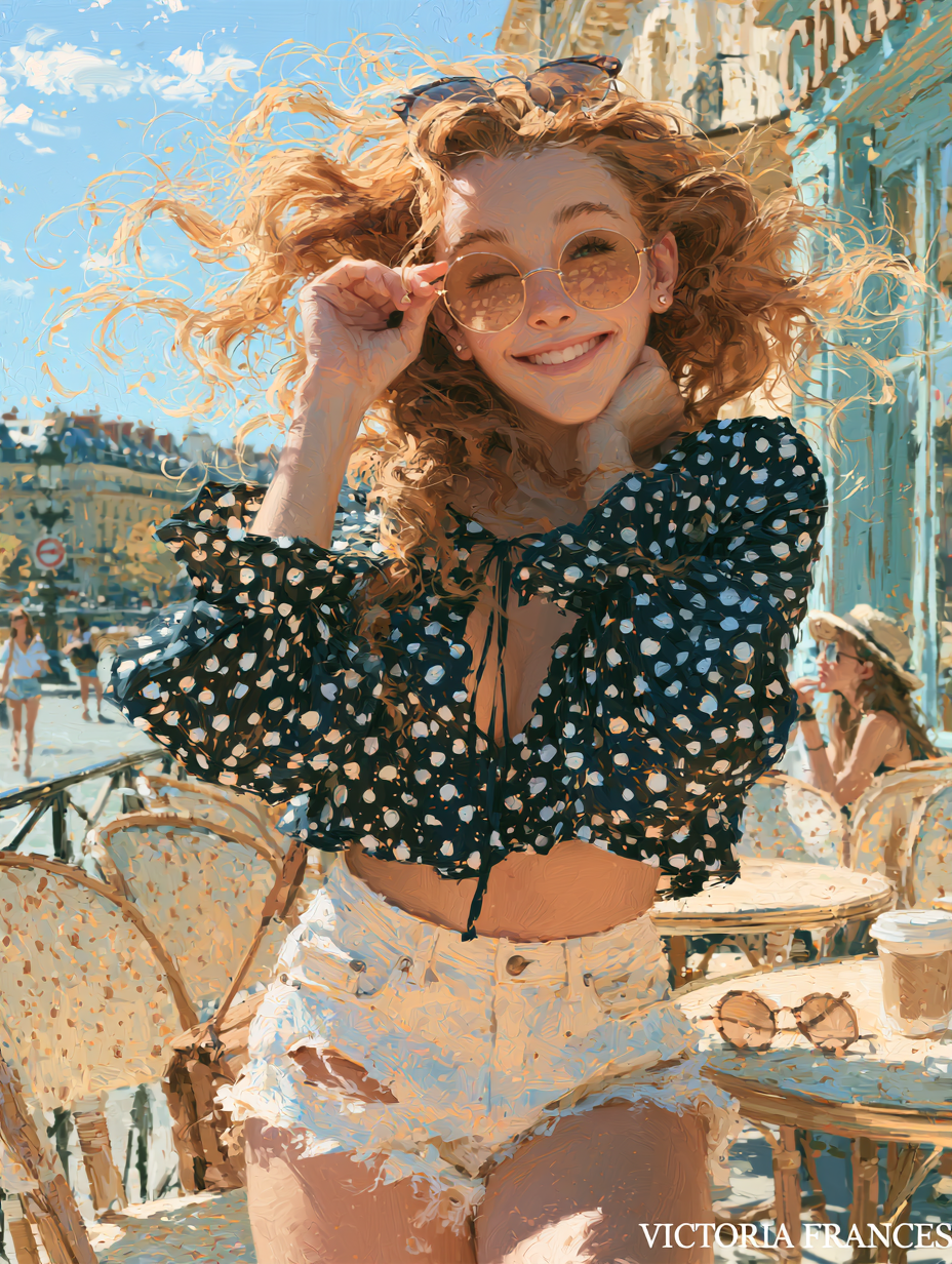 Arte de Victoria Frances Happy