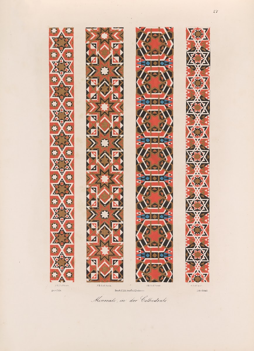 Ornamente aller klassischen Kunst Epochen nach den Originalien in ihren eigenthu