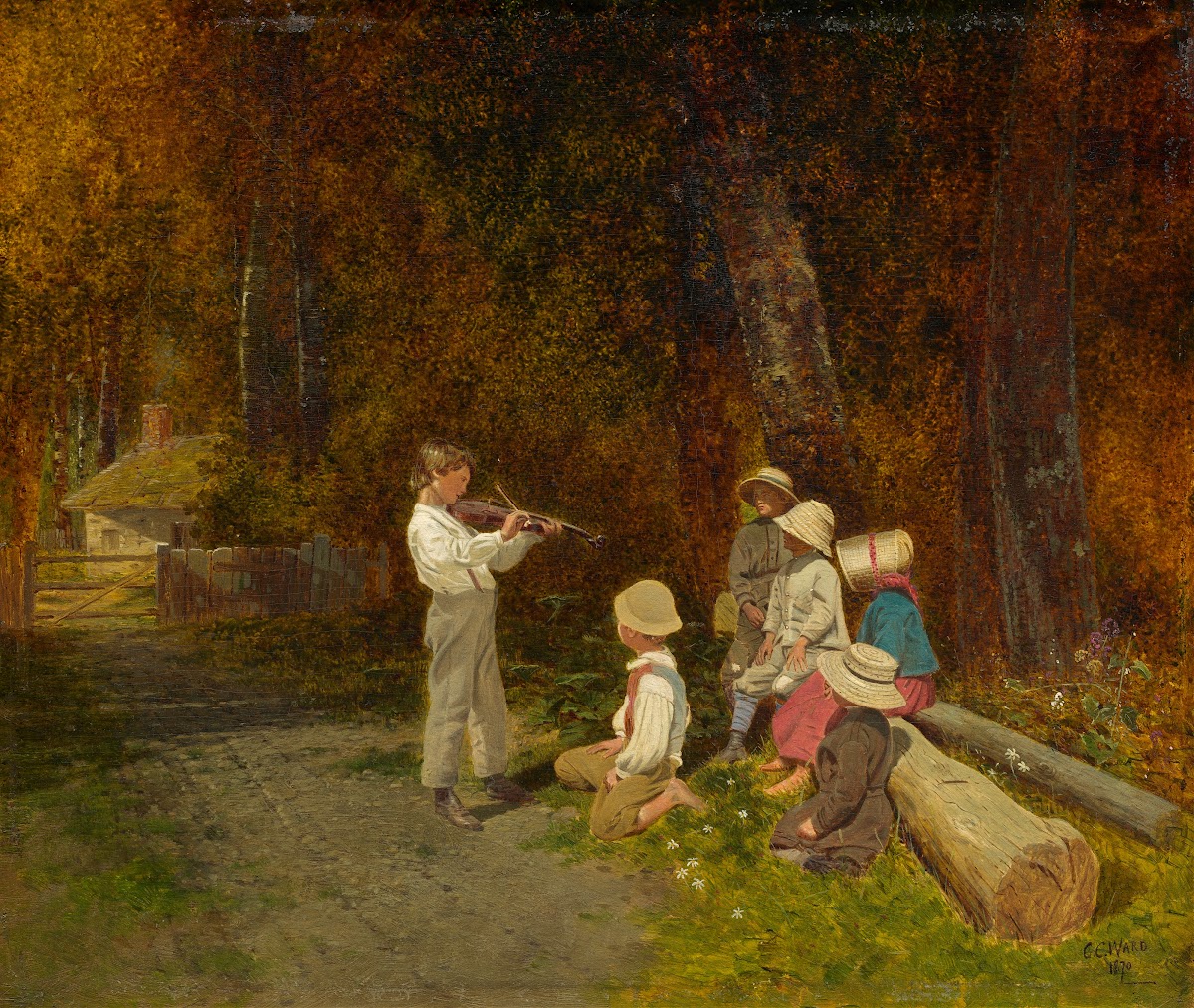 His First Appearance in Public 1870