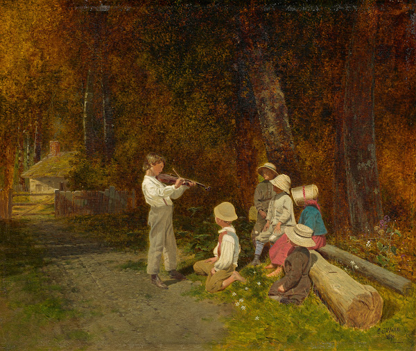 His First Appearance in Public 1870